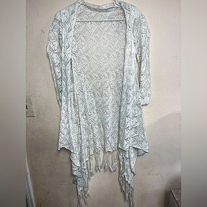 Crochet White Swimsuit Bikini Cover Up